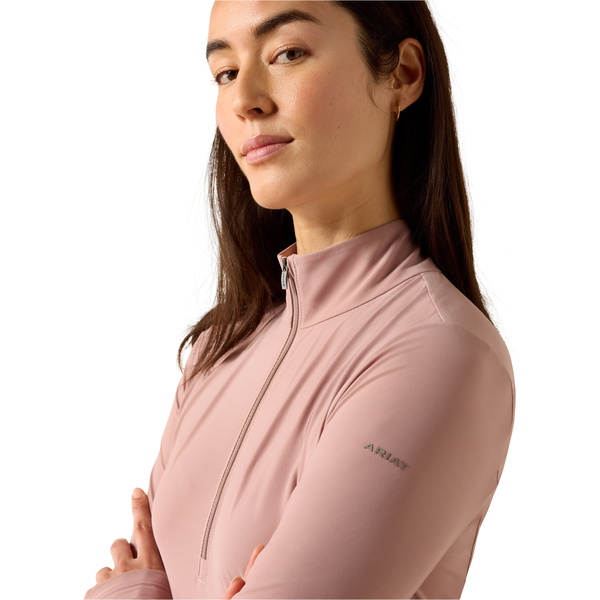 2026 Ariat Womens Solveil 1/2 Zip Baselayer 10071359 - Antler